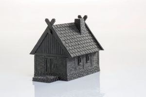 Dungeons&amp;Dragons; Handpainted miniature; Diorama; TTRPG; D&amp;D; FDM technology; 3D printing; house; house 3D print