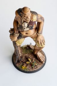 Giant for Dungeons&amp;Dragons; Handpainted miniature; Large miniature; Diorama; TTRPG; D&amp;D; 3D Printing; FDM technology